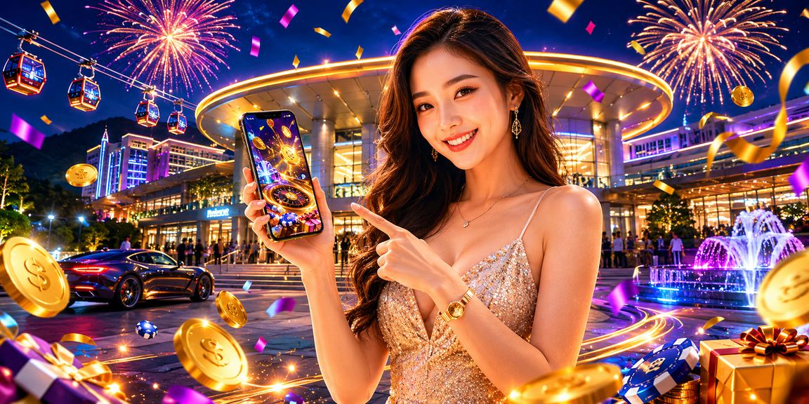 Antara muka aplikasi kasino dan E-Sukan 1602 pada skrin telefon pintar di Genting Highlands
